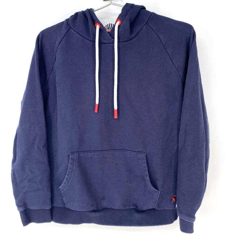 Joules Lil Raglan Hooded Sweatshirt Navy Blue Women's Size 4